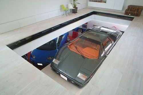 Thiết kế nhà độc đáo dành cho những "tín đồ siêu xe" thực thụ