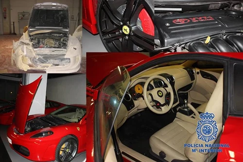Cảnh sát phát hiện cơ sở chuyên sản xuất Ferrari giả