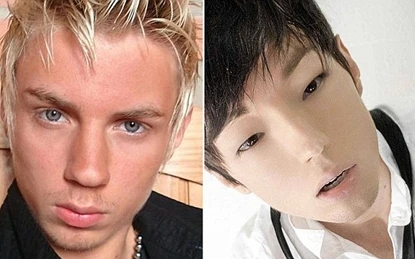 Chàng "Tây" phẫu thuật thẩm mỹ 10 lần để có ngoại hình giống trai Hàn Quốc
