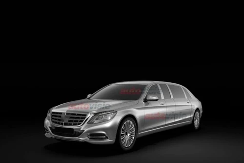 Mercedes-Benz S-Class Pullman lộ ảnh phác thảo 