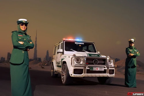 Chiêm ngưỡng xe độ đặc biệt của cảnh sát Dubai