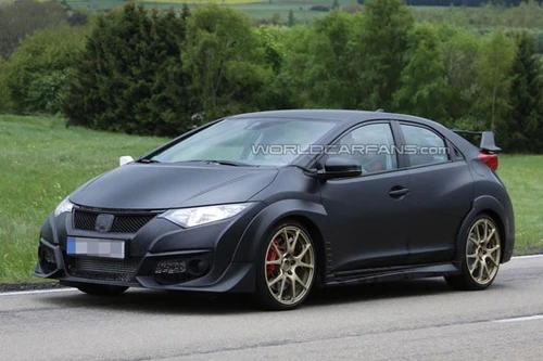 Bắt gặp Honda Civic Type R bản sản xuất trên đường thử