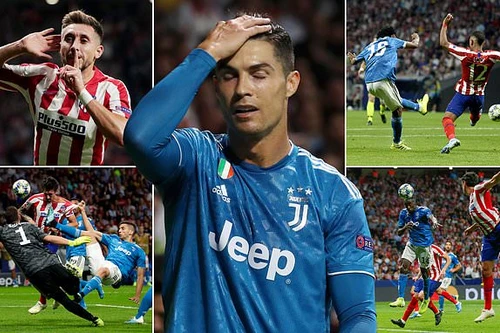 [ẢNH] Ronaldo phung phí cơ hội, Juventus mất chiến thắng trước Atletico