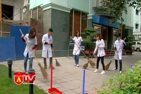 Chung tay vì môi trường bệnh viện xanh – sạch – đẹp