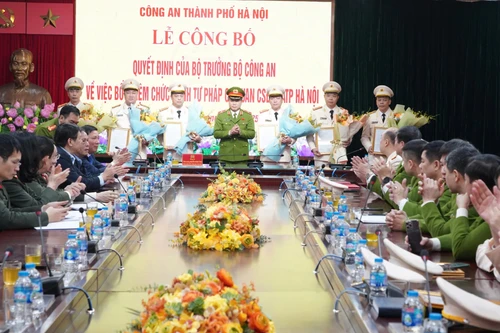 Bổ nhiệm chức danh Phó Thủ trưởng Cơ quan Cảnh sát điều tra CATP Hà Nội