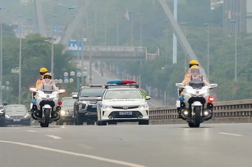 Công an Hà Nội thông báo phân luồng giao thông phục vụ các Đoàn khách quốc tế sang thăm và làm việc tại Việt Nam