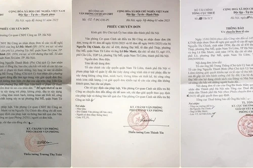 Nhiều cơ quan tiếp nhận, chuyển đơn thư của công dân phường Đại Mỗ phản ánh dấu hiệu vi phạm tại cơ sở