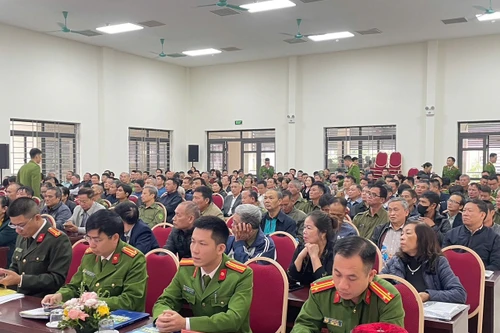 Trân trọng ý kiến đóng góp của nhân dân để hoàn thiện hơn nữa lực lượng Công an cơ sở