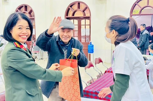 Hoạt động nghĩa tình của y, bác sỹ Bệnh viện Công an thành phố Hà Nội