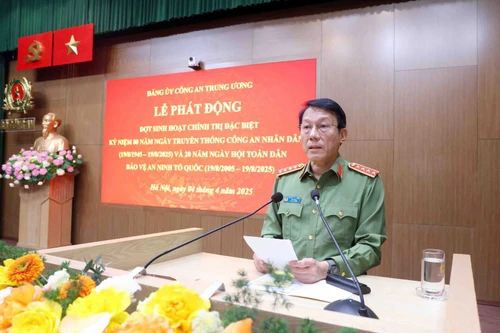 Phát động đợt sinh hoạt chính trị đặc biệt kỷ niệm 80 năm Ngày truyền thống Công an nhân dân