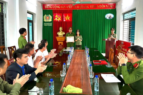 Lan tỏa gương Phó trưởng Công an thị trấn Tây Yên Tử nhiều lần hiến máu cứu bệnh nhân nguy kịch