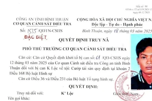 Truy nã đặc biệt kẻ 2 lần nã súng vào nhà người thân của vợ 