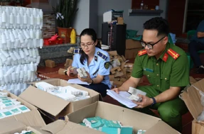 Triệt phá cơ sở sản xuất, buôn bán số lượng lớn sản phẩm mỹ phẩm giả 