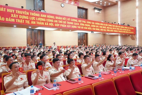 Những hình ảnh trước và trong Phiên họp trù bị Đại hội Đảng bộ CATP Hà Nội lần thứ XXIX, nhiệm kỳ 2025-2030