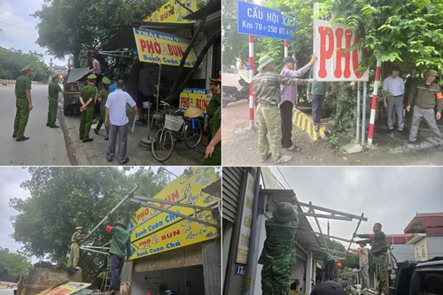 Xã Hương Sơn nỗ lực đảm bảo trật tự an toàn giao thông, văn minh đô thị