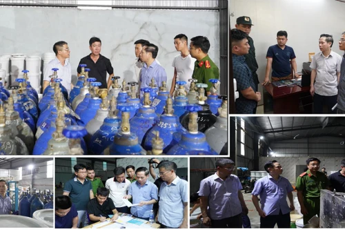 Triệt phá đường dây sản xuất, buôn bán khí N2O liên tỉnh quy mô lớn