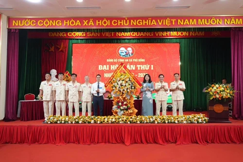 Đại hội Đảng bộ Công an xã Phù Đổng lần thứ I, nhiệm kỳ 2025-2030 thành công tốt đẹp