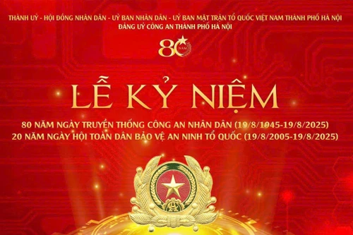 Hà Nội sẵn sàng Lễ kỷ niệm 80 năm Ngày truyền thống CAND Việt Nam, 20 năm Ngày hội toàn dân bảo vệ an ninh Tổ quốc