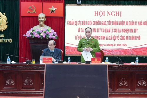 Công an Hà Nội chuẩn bị các điều kiện để chuyển giao, tiếp nhận nhiệm vụ quản lý Nhà nước về cai nghiện ma túy