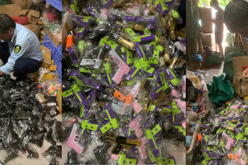Phát hiện hàng loạt vụ kinh doanh đồ chơi trẻ em có dấu hiệu nhập lậu