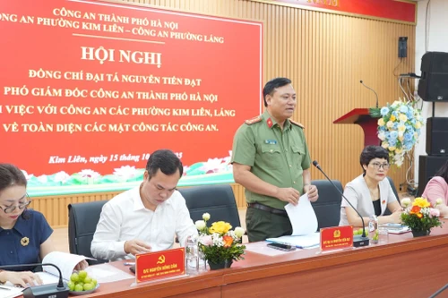 Gắn bó mật thiết với nhân dân, góp phần giữ vững bình yên Thủ đô