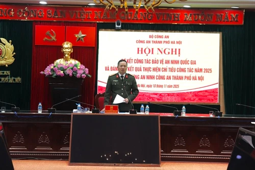 Giữ vững an ninh quốc gia, xứng đáng với niềm tin của cấp ủy, chính quyền và nhân dân Thủ đô