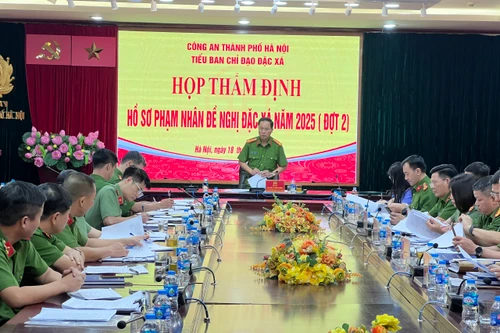 Hà Nội: Họp xét đề nghị đặc xá năm 2025 (đợt 2) cho các phạm nhân đang chấp hành án phạt tù