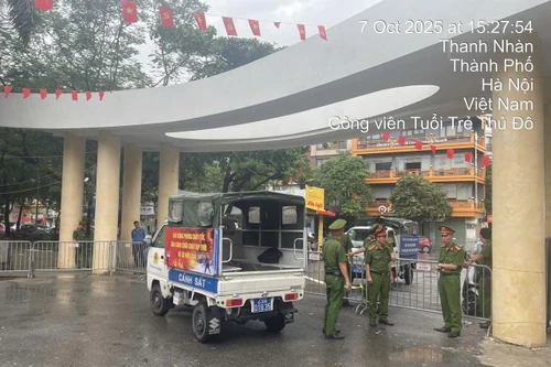 Dẹp bỏ bãi xe trái phép tại khu vực công viên Võ Thị Sáu