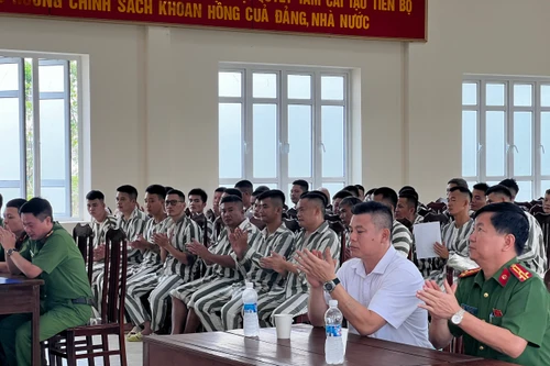 Đào tạo nghề cho phạm nhân sắp chấp hành xong án phạt tù