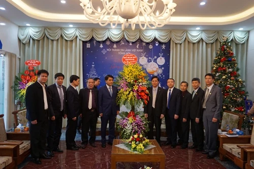 Chủ tịch Hà Nội chúc mừng Tổng Hội Thánh Tin lành Việt Nam miền Bắc