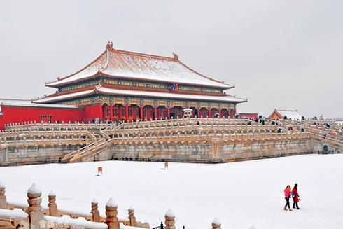 [ẢNH] Ấn tượng cảnh tuyết phủ trắng nhiều nước Châu Á trong 2018