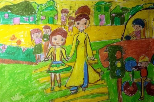 Hội thi vẽ tranh “Em yêu Hà Nội”