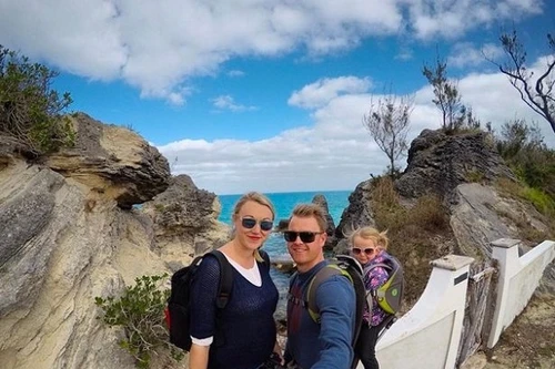 Nhân lúc vợ nghỉ đẻ, cả nhà đi du lịch