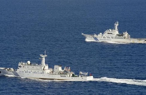 4 tàu Trung Quốc xâm nhập lãnh hải Nhật Bản