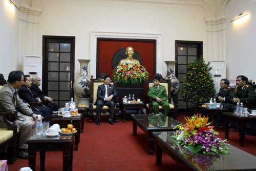 Các vị chức sắc tôn giáo chúc Tết Công an Hà Nội