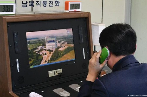 Đường dây nóng liên Triều được khôi phục từ sáng 4-10