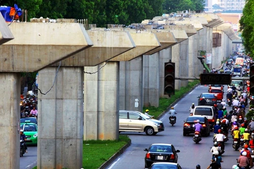 Đường sắt Cát Linh- Hà Đông: Hô hào quyết tâm rồi lại chậm tiến độ