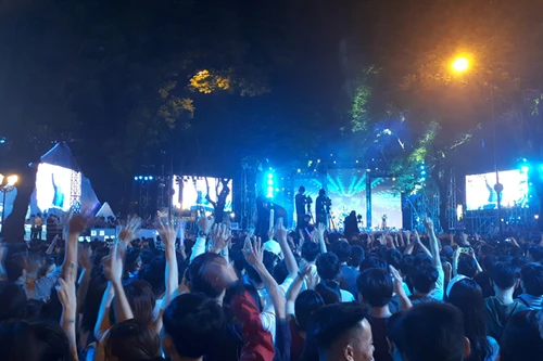 Biển người hân hoan chào đón năm mới tại TP Hồ Chí Minh