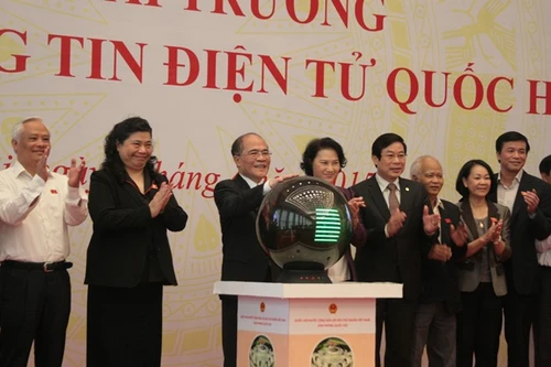 Đưa vào hoạt động Cổng thông tin điện tử Quốc hội
