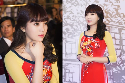 Hoa hậu Kỳ Duyên trẻ trung với mái tóc… ngố