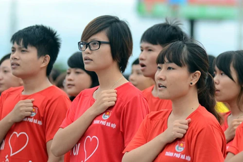 Cùng hòa nhịp hát Quốc ca sáng 2-9