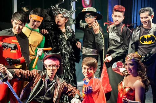 Dàn “siêu anh hùng” hội ngộ tại dạ tiệc Halloween