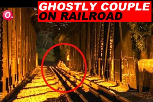 Bóng ma của đôi tình nhân trên đường ray