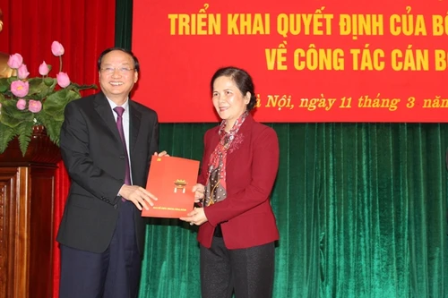 Bà Ngô Thị Doãn Thanh được điều động làm Phó trưởng Ban Dân vận Trung ương