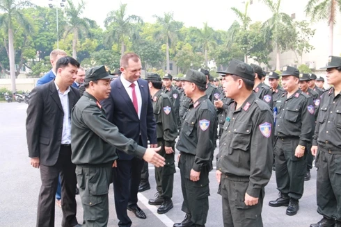 Trung đoàn Cảnh sát cơ động tiếp đoàn Tổng cục Nội vụ thành phố Minsk, Belarus