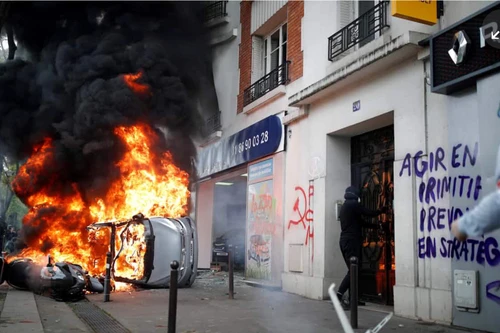 Pháp: Bắt giữ hơn 200 người biểu tình bạo tại thủ đô Paris