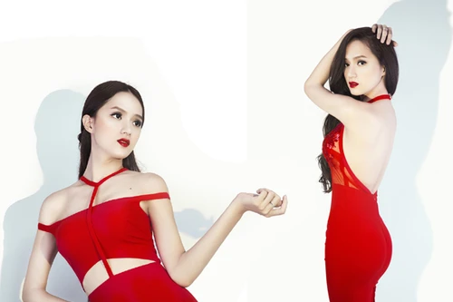 Hương Giang Idol “đốt mắt” người xem trong bộ đầm đỏ