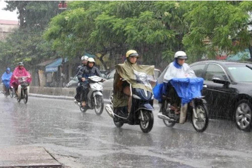 Bắc Bộ tiếp tục mưa rất to ở nhiều khu vực