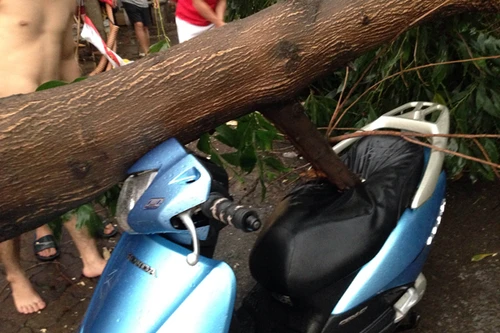 Những tình huống thoát chết hy hữu khi giông lốc quét qua Hà Nội