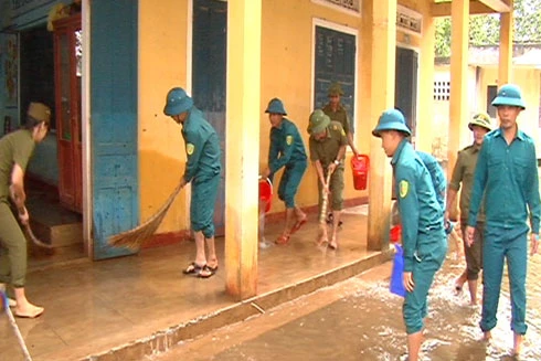 Quảng Ngãi: Tập trung khắc phục hậu quả sau lũ 